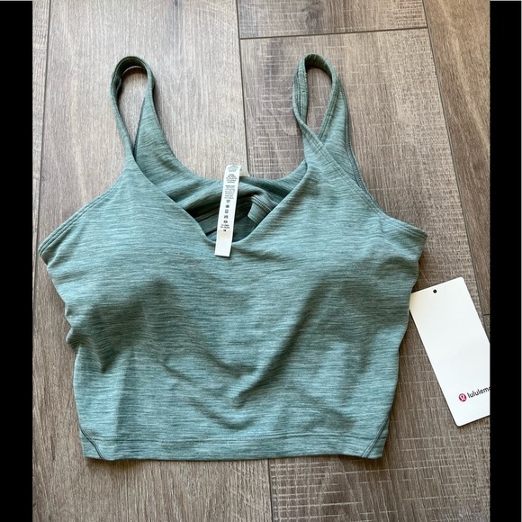 lululemon athletica Tops - Lululemon Align Tank in Heathered Tidewater Teal Size 12
